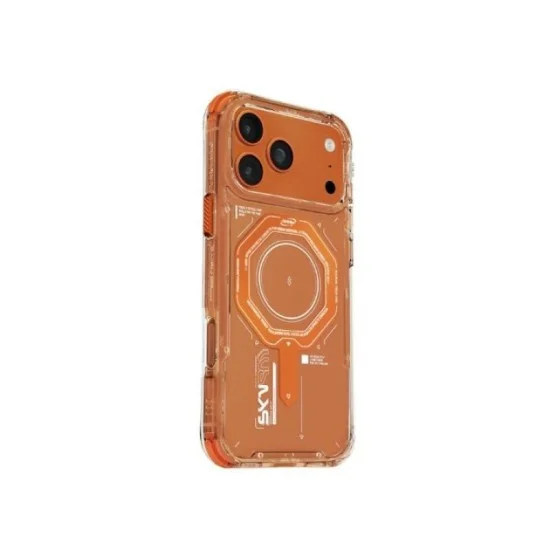Iphone 17 Pro Max Skin Arma Magma Case - Built-In Magsafe Charging In Modern Orange Design - 6.9"